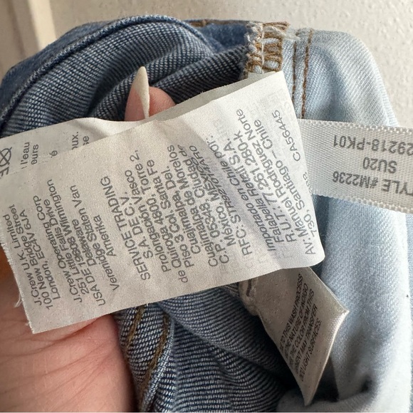 Madewell 9 inch mid‎ Rise Skinny Blue Jeans button fly - Picture 8 of 9